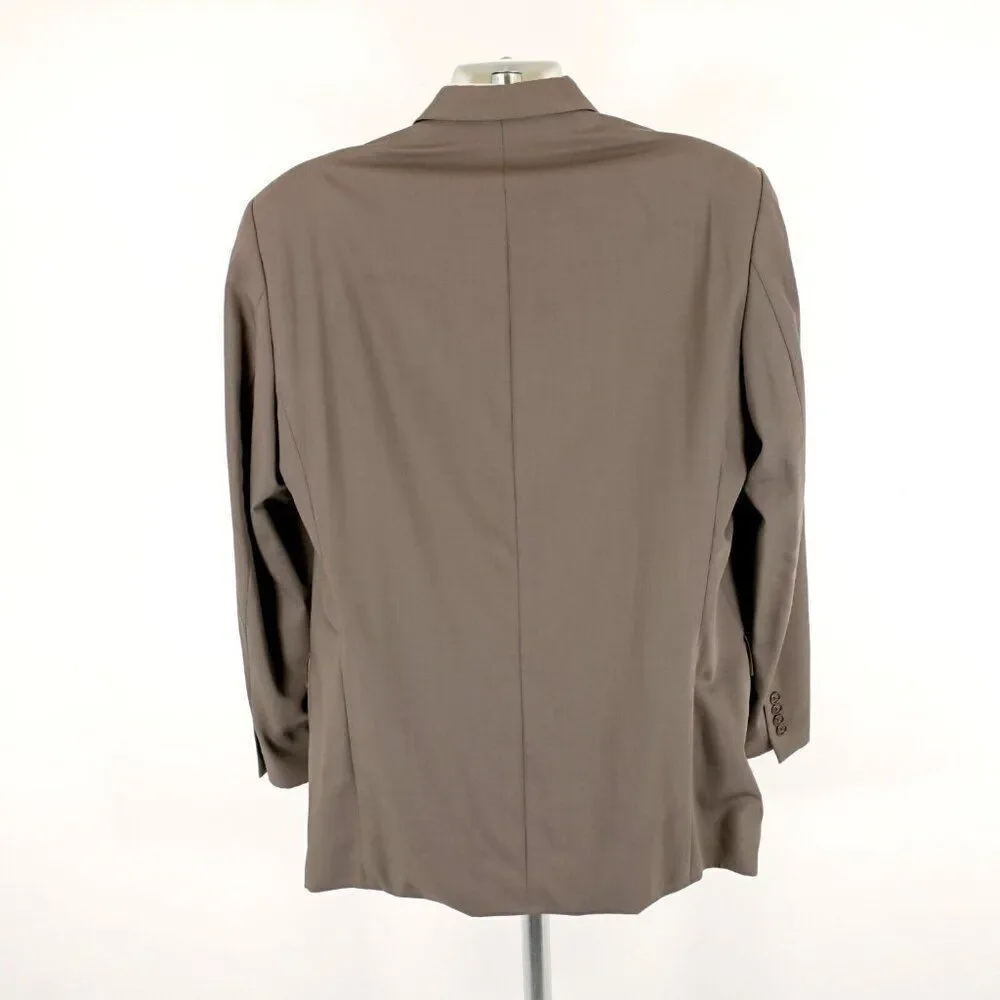 Calvin Klein Wool Beige Blazer 42L 3 Button‎